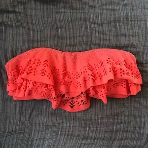 Buckle Bandeau Swim Top